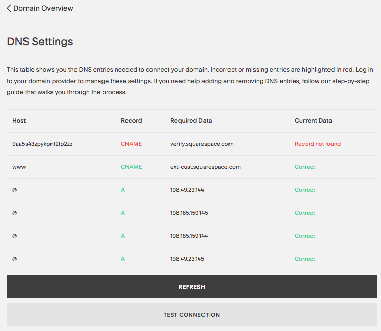 squarespace domains