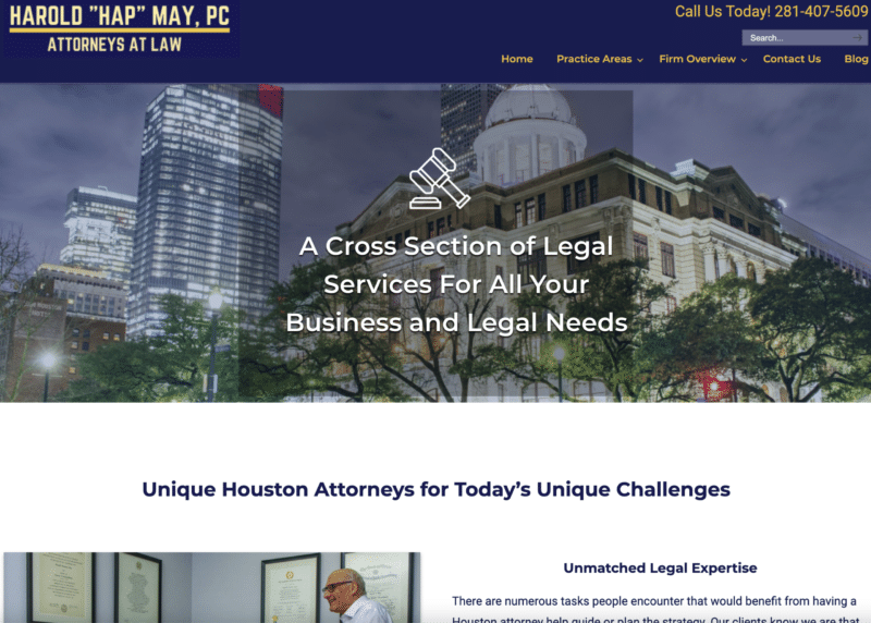 May Law Firm - SEO and Web Development