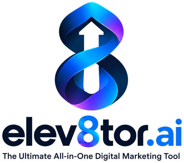 elev8tor.ai logo, the all-in-one SEO platform from Vertical Web